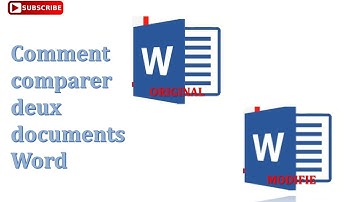 Comment comparer deux document word et détecter les modifications apportées à l