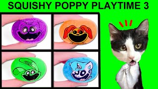 SQUISHY DE POPPY PLAYTIME 3 en la caja misteriosa de CATNAP Y DOGDAY / DIY con gatos Luna y Estrella