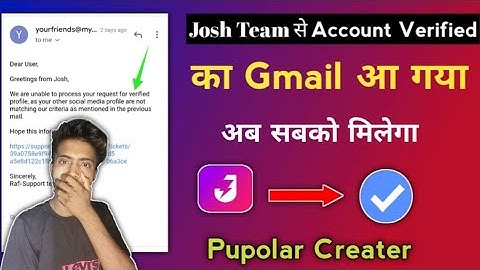 How to account verify on Josh App| Josh App Ticket problam|Josh App Video of the issue problem solve
