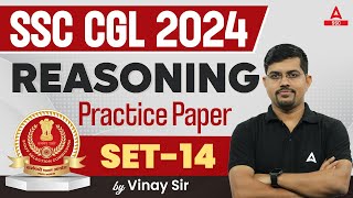 SSC CGL 2024 | SSC CGL Reasoning Classes By Vinay Tiwari | SSC CGL Reasoning Practice Set #14