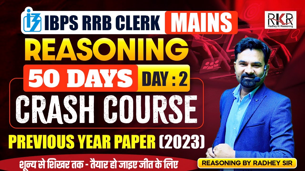 IBPS RRB CLERK MAINS 2024 | Reasoning Previous Year Memory Based ...