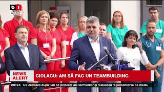 PROTEST ȘI ÎN CURTEA GUVERNULUI . CIOLACU: AM SĂ FAC UN TEAMBUILDING. Știri B1TV_13 mai 2024