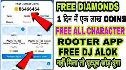 Rooter app add unlimited coins trick|Rooter app free diamond|unlimited coins in rooter new trick
