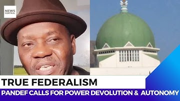 True Federalism: PANDEF Calls for Power Devolution and Regional Autonomy