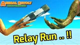 Relay Run Race herbivore vs carnivore dinosaurs ARBS animal revolt battle simulator screenshot 4