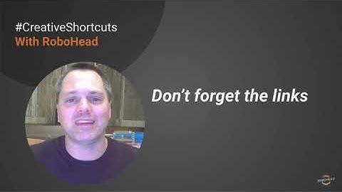 No More Broken Links | RoboHead Creative Shortcuts