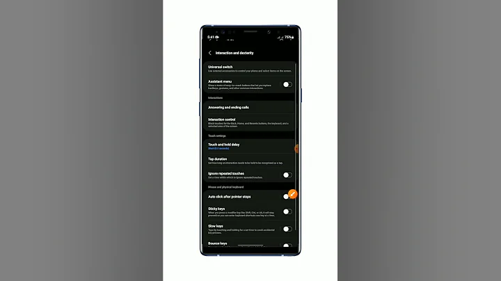 How to enable Samsung assistant menu