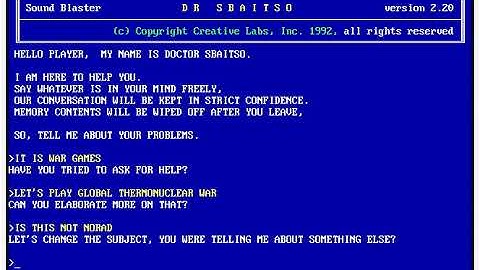 Dr. Sbaitso (DOS)