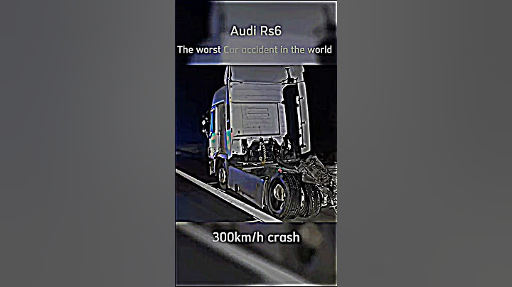 Audi Rs6 BRUTAL ACCIDENT 😭 - Kerosene EDIT