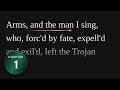The Aeneid | Ch. 1 | Read-Along Audiobook