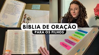 como fazer uma BÍBLIA DE ORAÇÃO pelo seu filho | Passo a passo + dicas 💫 screenshot 1
