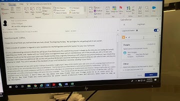 Salesforce - Logging Emails from Outlook