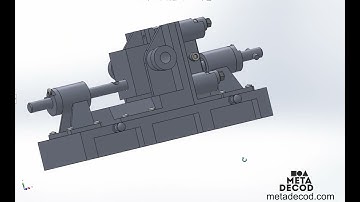 Custom design service for a two support fixture with floating boring bar for a boring machine