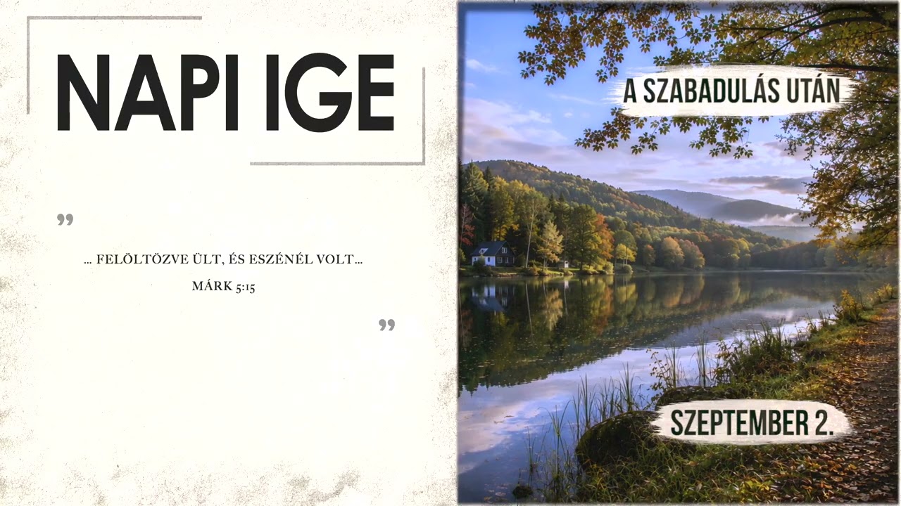 Napi IGE | A szabadulás után | 2026.09.02