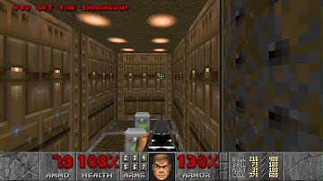 Master Levels for Doom 2 Gameplay: Level 4 - The Fistula