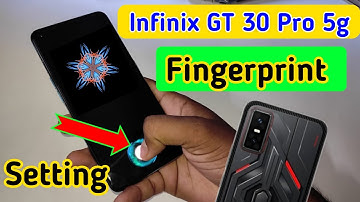 Infinix gt 30 pro Fingerprint Setup: How to Set Display Fingerprint Lock Infinix gt 30 pro 5g