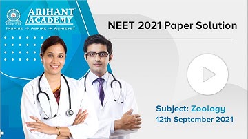 Zoology - NEET UG 2021 Paper Solution