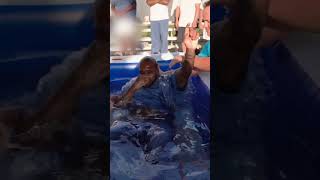 Inmate waits 4 years to get baptized! #jesus #jesusshorts #baptism #bible #worship #baptized