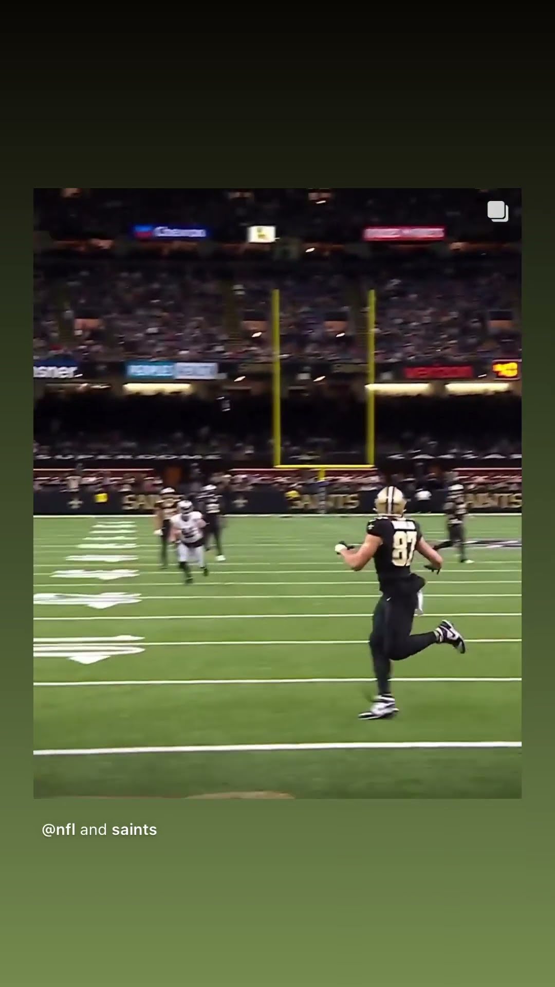 The hometown hero #hoodnews #saints #SpencerRattler #raiders #FosterMoreau #td #touchdown #omg #how