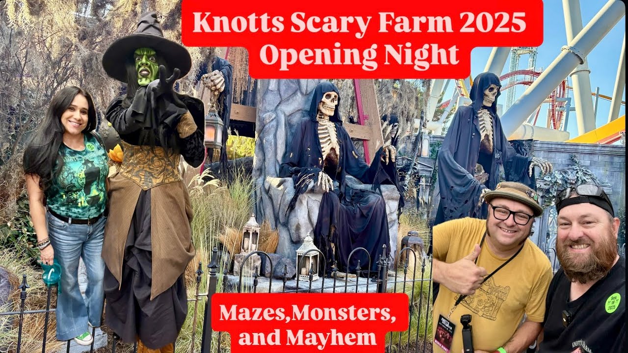 Knott’s Scary Farm 2025 Review | Mazes, Monsters & Opening Night