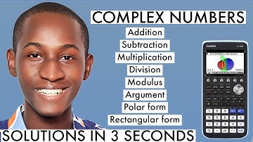 HOW TO SOLVE COMPLEX NUMBERS FAST IN SCIENTIFIC CALCULATOR: Casio fx-CG50 | A Level Maths Trick