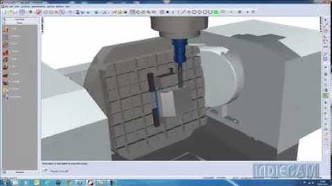 FeatureCAM - Hardinge/Bridgeport/Quaser - XR600 - 5 Axis Vertical Machining Centre (A & C table)