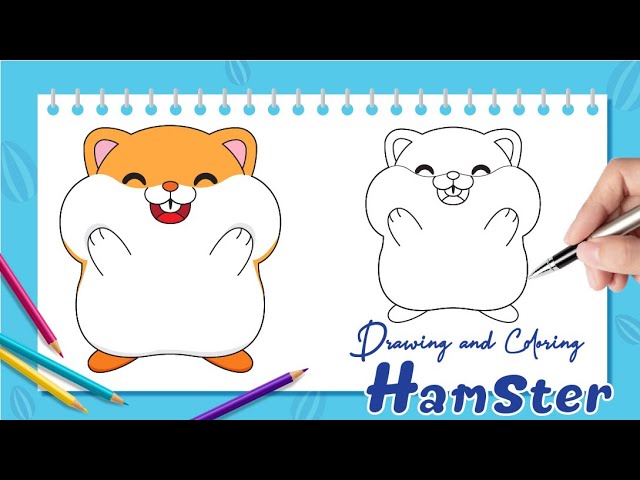 Hamster Tekenen Met Grafiet Potlood Voor Beginners - Youtube