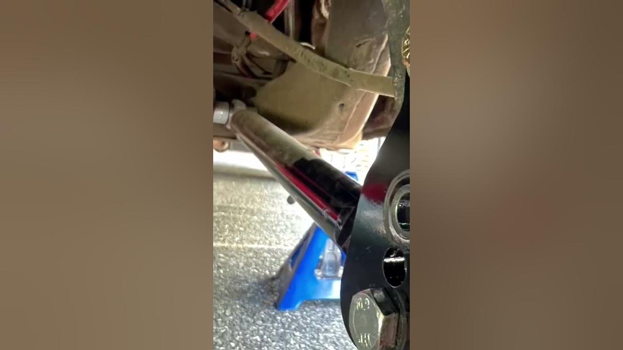Lower control arm relocation bracket install YouTube