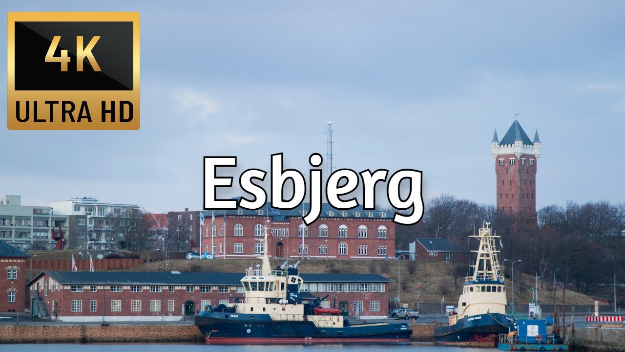 🇩🇰 ESBJERG, DENMARK [4K] Drone Tour - Best Drone Compilation - Trips On Couch