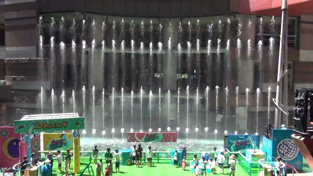 2023夏、キャナルシティ博多   スプラッシュ噴水広場⛲