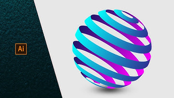 How to Create a 3D Global Spiral Logo in Adobe Illustrator Tutorials