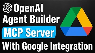 Automating Google Drive & Calendar with OpenAI Agent Builder + MCP (Zapier Server Tutorial)