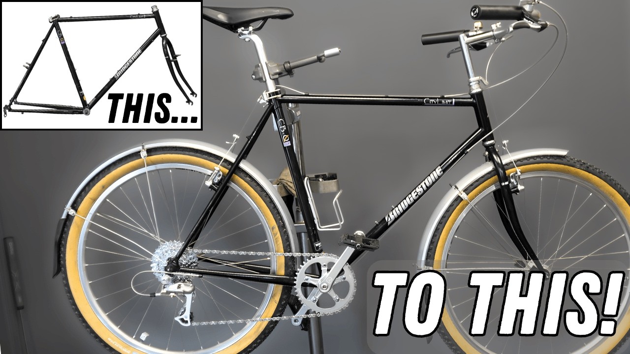 From Frame to Fortune! BRIDGESTONE CB-Zip Build (Rivendell OM-1