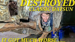 This Classic Car Is DESTROYED! & We're Gonna Rebuild It! - Disaster Datsun 260z - More Suprises