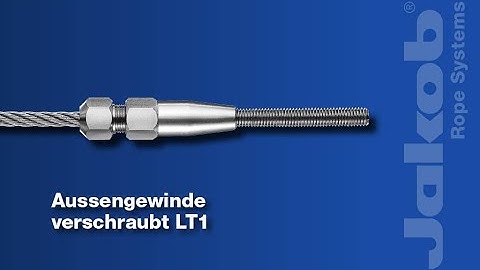 Jakob Rope Systems A1 Self Assembly | Aussengewinde verschraubt LT1