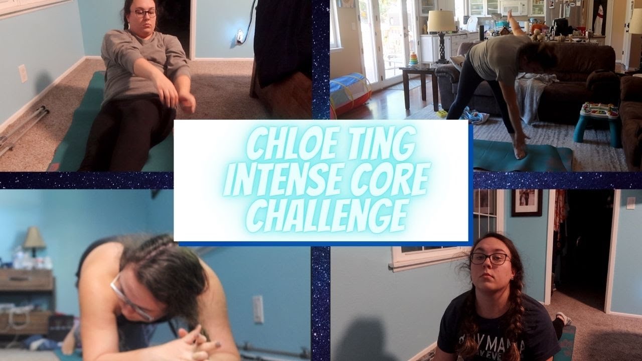 Chloe Ting 15 Day Intense Core Workout! Challenge Video Raw