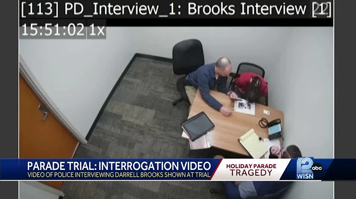 Prosecution plays video clips of Brooks' interrogation