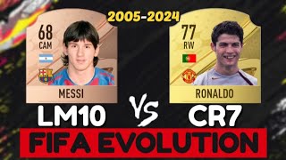 Messi VS Ronaldo FIFA EVOLUTION! 😢💔    FIFA 05 - FC 24