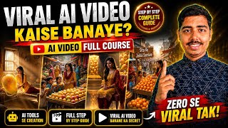AI Video Kaise Banaye: Full Course (FREE) 🚀 | Step-by-Step AI Tutorial | Viral Ai video full guide