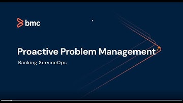 Banking ServiceOps -  Proactive Problem Management