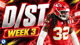 Defense (D/ST) Start Em / Sit Em - Fantasy Football Week 3 (2026)