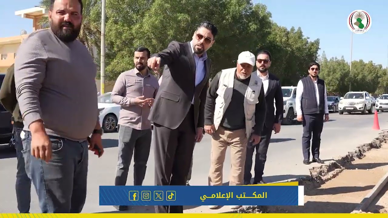 جولة ميدانية للدكتور مازن خالد ابو ريشة لمتابعة مراحل انجاز العمل في شارع المحكمة العام .