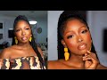 Another makeup artist does my makeup ft glambyomoye