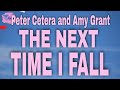 Peter Cetera & Amy Grant  - The next time I fall ( Lyrics )