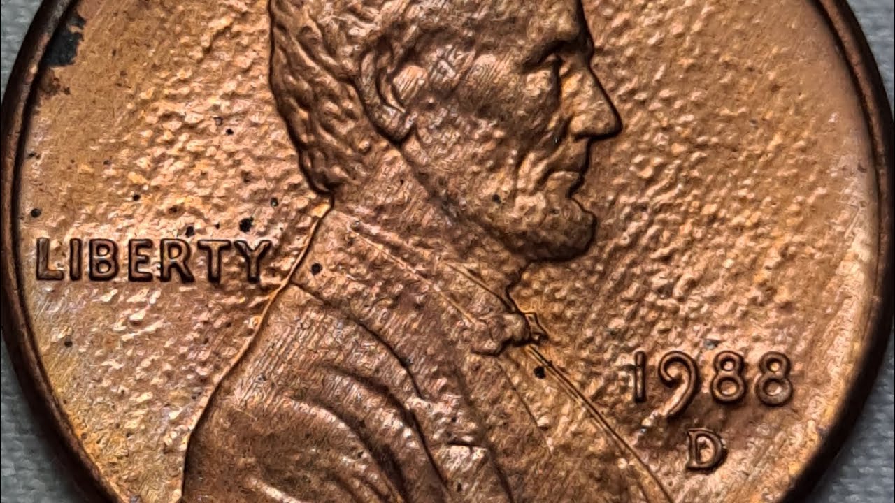 1988 D Blister Plating Error Penny YouTube 1988 D Blister Plating Error Penny YouTube