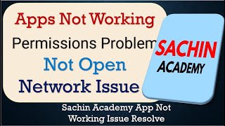 How To Fix Sachin Academy App not working | Not Open | Space Issue | Network & Permissions Issue screenshot 2