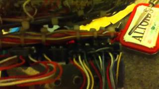 Mechanical display from weather station