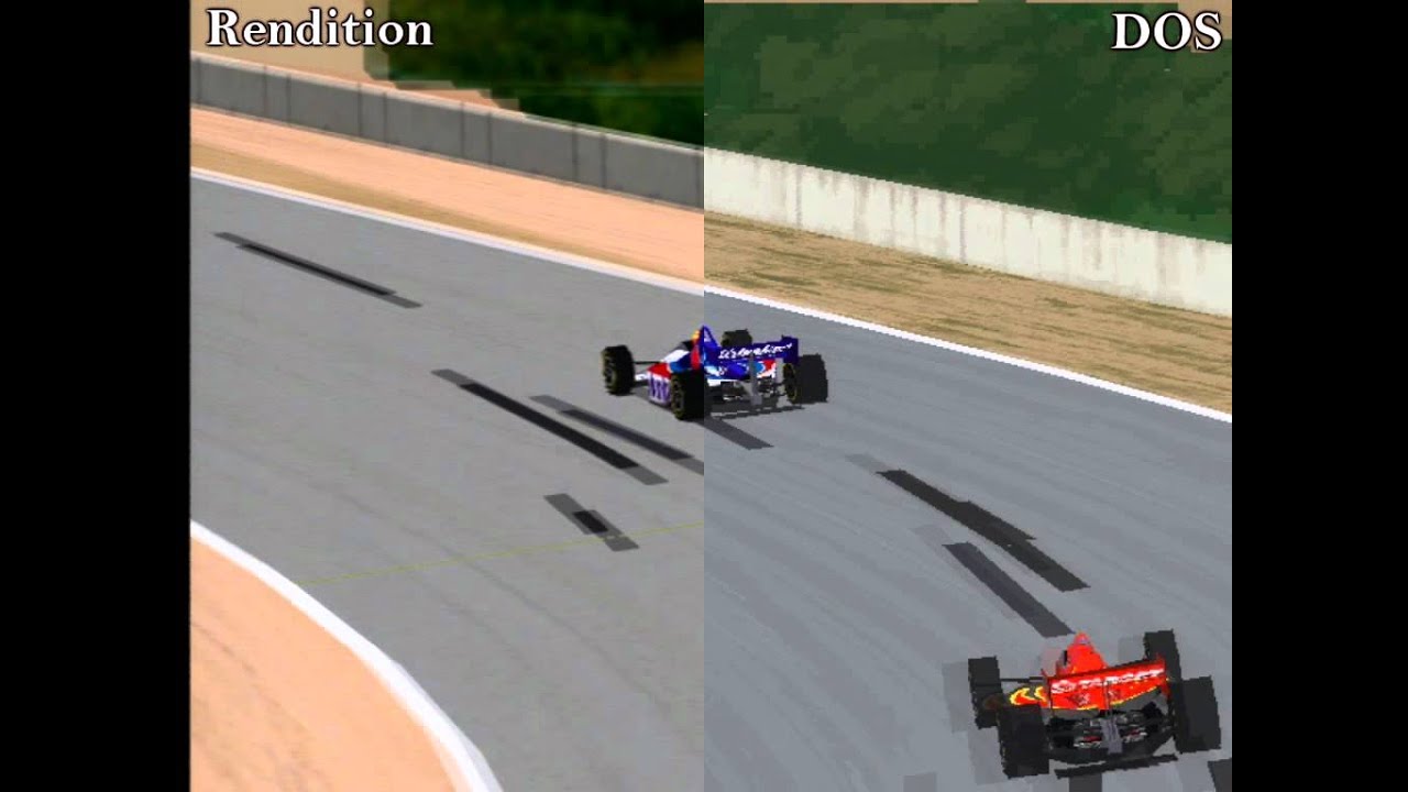3D Acceleration Comparison Ep1: Indycar Racing II - SVGA DOS vs ...