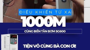 Điều khiển từ xa biến tần bơm nước NLMT PowerS SG600.