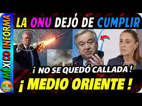 LA PRESIDENTA NO SE QUEDÓ CALLADA ANTE LA INEPTITUD Y FALTA DE RESPUESTA DE LA 0NU ANTE CONFLICTOS.